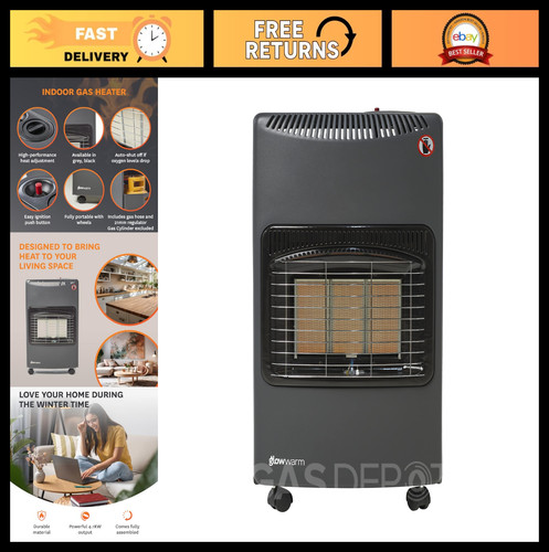 Portable gas heater 1kw - portable,